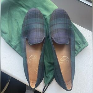 NWOT Stubbs & Wootton Tartan Loafer sz 10